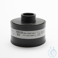 Gas Filter DIRIN 230 B2 
	protection against inorganic gases and vapours
	disposal friendly...